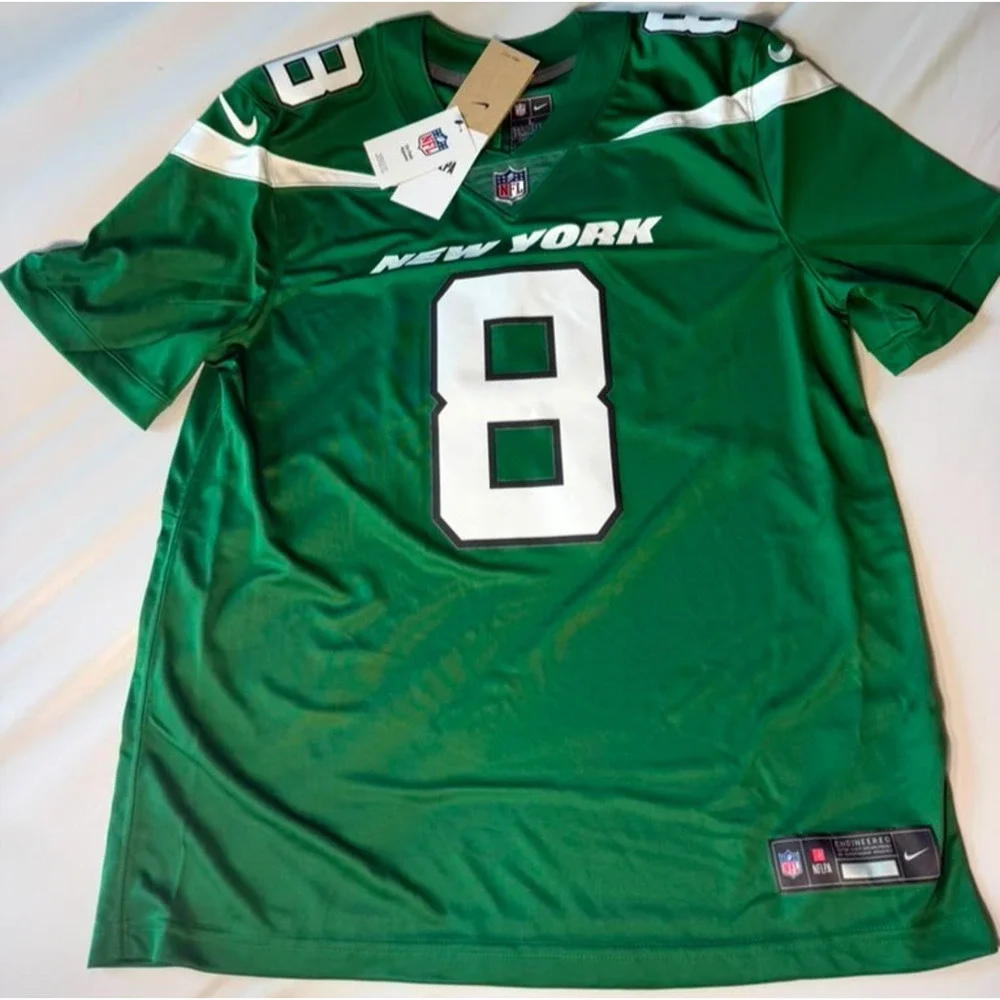 New Nike Aaron Rodgers New York Jets Jersey – Men's Large – Green New with Tags - Picture 8 of 11
